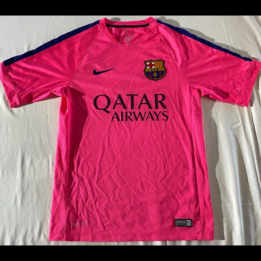 NIKE FC BARCELONA TRAINING SOCCER JERSEY